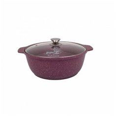 Кукмара ж41tsm Trendy style (mystery), Кастрюля-жаровня 4л (стеклянная крышка, антипригарное покрытие) Kukmara