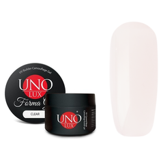 Uno Lux, Forma Gel Fiberglass - моделирующий гель (Light Rose), 30 гр