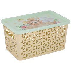 Корзина Альтернатива Зверюшки 29 х 19 х 15 см бежевый Alternativa