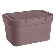 Econova Ящик с крышкой универсальный Luxe 18.9 х 13.2 х 11 см коричневый