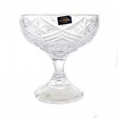 Конфетница Crystalite Bohemia "Taurus", на ножке, 15 см