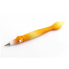 Эврика Ручка шариковая Кальмар цвет корпуса оранжевый цвет чернил синий