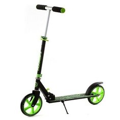 Самокат "Larsen. Indy Black. Lime"