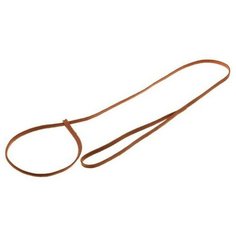 V.I.Pet. Поводок-затяжка с петлёй (лента-чулок), цвет: светло-коричневый, 5 мм x 100 см Zoo One