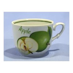 Чашка чайная "Зеленое яблоко. Кирмаш", 250 мл Добрушский фарфоровый завод