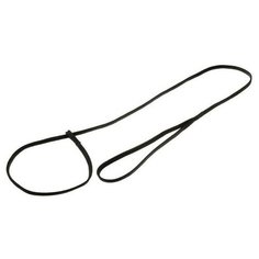 V.I.Pet. Поводок-затяжка с петлёй (лента-чулок), цвет: черный, 5 мм x 100 см Zoo One