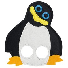 Santa Lucia Пальчиковая кукла Пингвин (3055) белый/черный