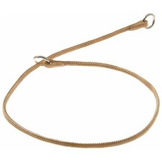 Ошейник для собак "V.I.Pet", цвет: золотой, диаметр 3 мм, длина 40 см Zoo One