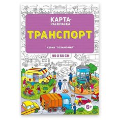 Раскраска в конверте "Транспорт" ГеоДом