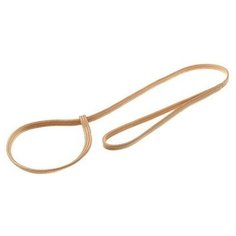 V.I.Pet. Поводок-затяжка с петлёй (лента-чулок), цвет: бежевый, 7 мм x 80 см Zoo One