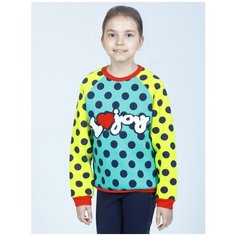 Свитшот Nota Bene размер 128, зеленый