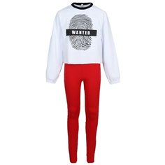 Спортивный костюм Nota Bene размер 176, белый/красный