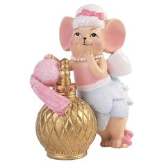 Декоративная фигурка Mister Christmas "Леди-мышь и духи", 9,5х7х4 см Феникс Present