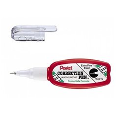 Корректор ручка Extra Fine Point, белый стержень Pentel