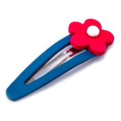 Заколка клик-клак BRADEX Цветочек синий