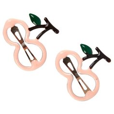 Заколка клик-клак BRADEX Вишенки 2 шт. розовый