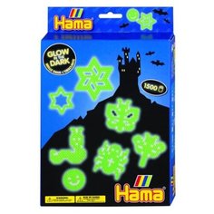 Набор "Midi", светящийся в темноте, 1500 штук (3 основы) Hama
