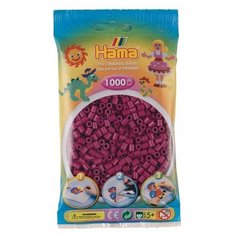 Бусинки для термомозаики "Midi", 1000 штук, цвет: сливовый Hama