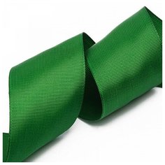 Лента репсовая в рубчик "Ideal", 50 мм (цвет: 587, темно-зеленый), 27,42 м