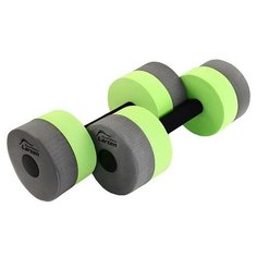 Аквагантель "Larsen. Aqua Fitness" (2 штуки), сильной сопротивляемости, зелёно-серые