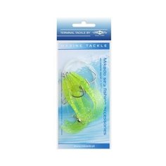 Поводки для морской рыбалки "Mikado. Treble Pilk Twist Rig", 6 см, крючки 3 х №4/0