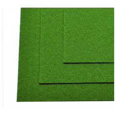 Фетр листовой мягкий "IDEAL", 1 мм, 20х30 см (цвет: 705, зеленый), 10 листов
