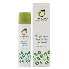 [TROPICANA] Бальзам для губ кокосовый аромат Lip balm Coconut, 4,5 гр