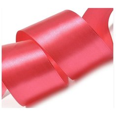 Лента атласная "IDEAL", 2", 50 мм (цвет: 3081, малиновый), 27,4 м