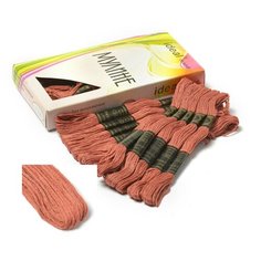 Нитки мулине "Ideal", цвет: 295, арт. ТВ (24 мотка по 8 метров)