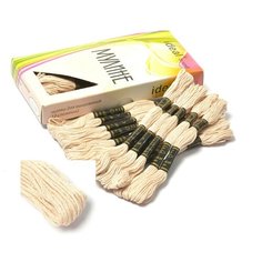 Нитки мулине "Ideal", цвет: 143 (24 мотка по 8 метров)