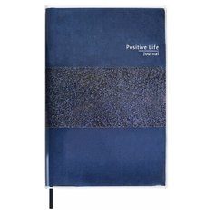 Записная книжка "Мысли позитивно!", A6+, 96, цвет: синий Феникс