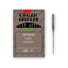 Набор игл для промышленных швейных машин "Organ Needles", №065, 10 штук, арт. DPх5KN
