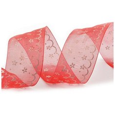 Ленты капроновая "Ideal", 40 мм x 9,14 метра, цвет красный (26)