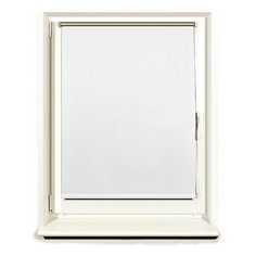 Штора рулонная светонепроницаемая (Блэкаут) BRABIX 80х175 см, белый/серебро, 606013