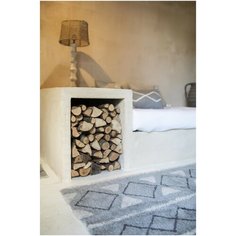 Ковер шерстяной "Лакотская ночь", цвет: серый, размер 140х200 см Lorena Canals