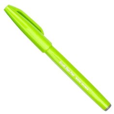 Фломастер- кисть "Touch Brush Sign Pen", цвет салатовый Pentel