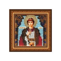 Набор для вышивания бисером "Святой благоверный князь Глеб", 6,5x6,5 см Вышивальная Мозаика