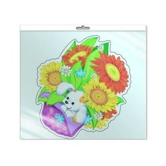 Мини-плакат вырубной "Корзина с собакой" Творческий центр Сфера