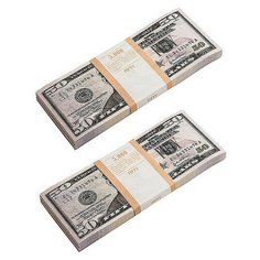 Набор конфетти "Забавная пачка. 50 долларов", 2 штуки Эврика