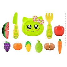 Набор посуды с продуктами "Готовим вместе. Радочка-4" (11 предметов) Рыжий кот