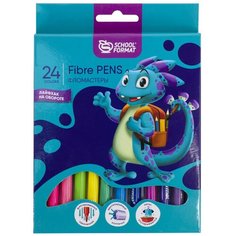 Фломастеры "Smart dino", 24 цвета SchoolФормат