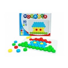 Мозаика "Собиралкин", 80 фишек, 40 мм Рыжий кот