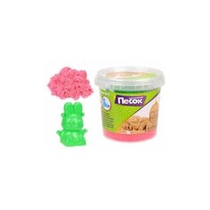 Кинетический песок 0,5 кг, 3D формочка, цвет: розовый Color Puppy