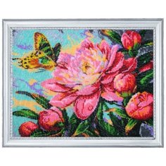 Набор для вышивания бисером "Аромат пиона", 26х33 см Butterfly