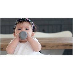 Кружка силиконовая Ezpz "Tiny Cup", цвет серый