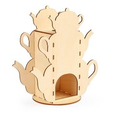 Чайный домик "Чайная пирамидка", 21x23,5x8,5 см Buratini