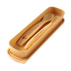 Набор ложек Mothers Corn Baby в контейнере оранжевый