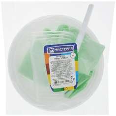 Мистерия Набор посуды одноразовый Клевый, 15 пр., белый