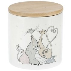 Банка для сыпучих продуктов "Усатое счастье", 810 мл ENS