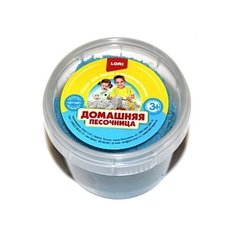 Песок для лепки "Домашняя песочница. Голубой песок" (140 грамм) Lori